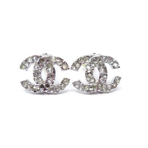 boucle d'oreille chanel cc strass|Boucles d'oreilles .